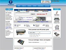 Tablet Screenshot of partshere.com